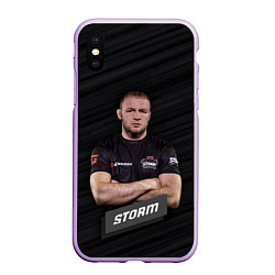 Чехол iPhone XS Max матовый Александр Storm