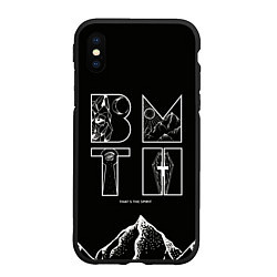 Чехол iPhone XS Max матовый Thats the spirit BMTH, цвет: 3D-черный