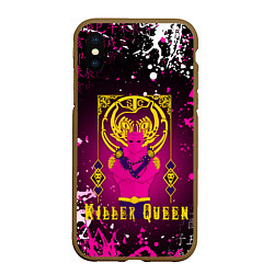 Чехол iPhone XS Max матовый JOJO KILLER QUEEN КОРОЛЕВА УБИЙЦА