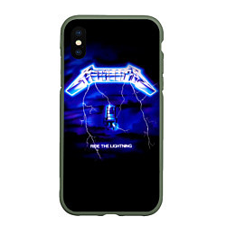 Чехол iPhone XS Max матовый Ride the Lightning - Metallica