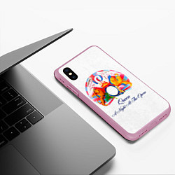 Чехол iPhone XS Max матовый A Night at the Opera - Queen, цвет: 3D-розовый — фото 2