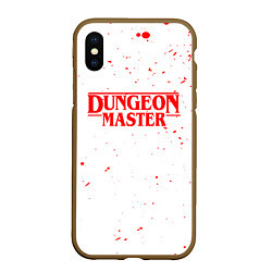 Чехол iPhone XS Max матовый DUNGEON MASTER BLOOD ГАЧИМУЧИ БЕЛЫЙ