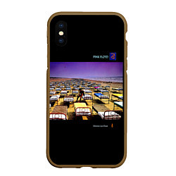 Чехол iPhone XS Max матовый A Momentary Lapse of Reason - Pink Floyd, цвет: 3D-коричневый