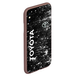 Чехол iPhone XS Max матовый Toyota - Grang, цвет: 3D-коричневый — фото 2