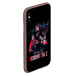 Чехол iPhone XS Max матовый RE 2 Remaster, цвет: 3D-коричневый — фото 2