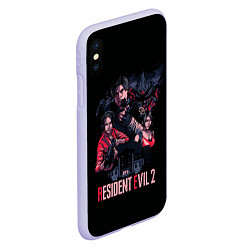 Чехол iPhone XS Max матовый RE 2 Remaster, цвет: 3D-светло-сиреневый — фото 2