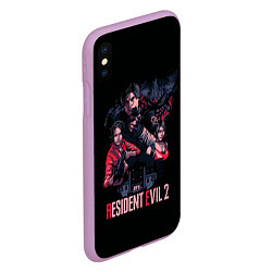 Чехол iPhone XS Max матовый RE 2 Remaster, цвет: 3D-сиреневый — фото 2