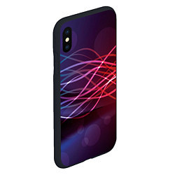 Чехол iPhone XS Max матовый Лучи света Spectrum, цвет: 3D-черный — фото 2