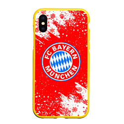 Чехол iPhone XS Max матовый НОВОГОДНИЙ BAYERN MUNCHEN СВИТЕР НОВОГОДНИЙ