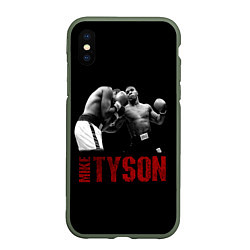 Чехол iPhone XS Max матовый Майк Тайсон Mike Tyson