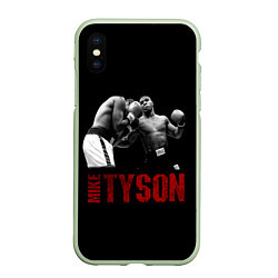 Чехол iPhone XS Max матовый Майк Тайсон Mike Tyson