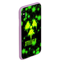 Чехол iPhone XS Max матовый НОВОГОДНИЙ СТАЛКЕР НОВЫЙ ГОД В STALKER 2022, цвет: 3D-сиреневый — фото 2