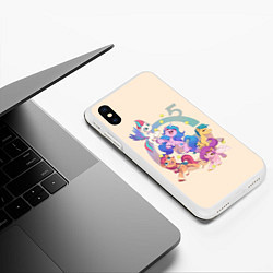 Чехол iPhone XS Max матовый G5 My Little Pony, цвет: 3D-белый — фото 2