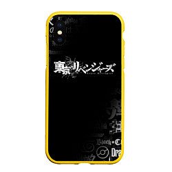 Чехол iPhone XS Max матовый ТОКИЙСКИЕ МСТИТЕЛИ ЛОГО TOKYO REVENGERS