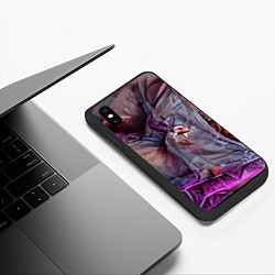 Чехол iPhone XS Max матовый Чародей, цвет: 3D-черный — фото 2