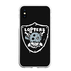 Чехол iPhone XS Max матовый Looters