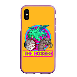 Чехол iPhone XS Max матовый The Bosses of Terraria