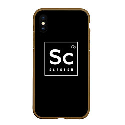 Чехол iPhone XS Max матовый SC - SARCASM 75 САРКАЗМ