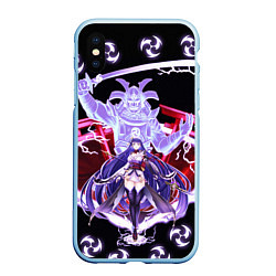 Чехол iPhone XS Max матовый SHOGUN RAIDEN SAMURAI DEMON GENSHIN IMPACT