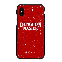 Чехол iPhone XS Max матовый DUNGEON MASTER BLOOD ГАЧИМУЧИ КРАСНЫЙ