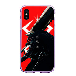 Чехол iPhone XS Max матовый BERSERK - БЕРСЕРК, цвет: 3D-сиреневый