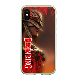 Чехол iPhone XS Max матовый Elden Ring Action New Game, цвет: 3D-салатовый