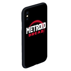 Чехол iPhone XS Max матовый Metroid Dread - Red Planet, цвет: 3D-черный — фото 2