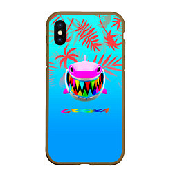 Чехол iPhone XS Max матовый 6IX9INE tropical