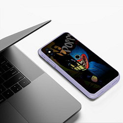 Чехол iPhone XS Max матовый POPPY PLAYTIME BENDY AND THE INK MACHINE, цвет: 3D-светло-сиреневый — фото 2