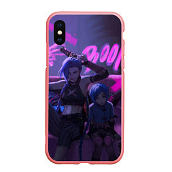 Чехол iPhone XS Max матовый Джинкс Паудер - Jinx Powder, цвет: 3D-баблгам