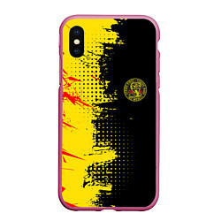 Чехол iPhone XS Max матовый Кобра Кай Cobra Kai