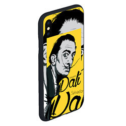 Чехол iPhone XS Max матовый Сальвадор Дали Salvador Dali, цвет: 3D-черный — фото 2