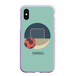 Чехол iPhone XS Max матовый Handball Спорт