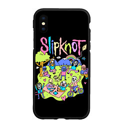 Чехол iPhone XS Max матовый Slipknot cuties