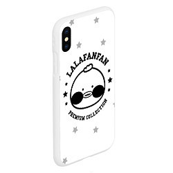 Чехол iPhone XS Max матовый LALAFANFAN PREMIUM, цвет: 3D-белый — фото 2