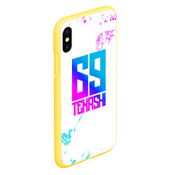 Чехол iPhone XS Max матовый Tekashi Six Nine 6ix9ine, цвет: 3D-желтый — фото 2