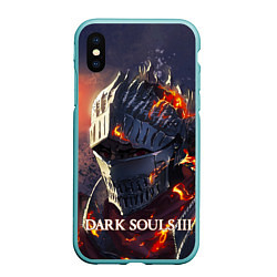 Чехол iPhone XS Max матовый DARK SOULS III Рыцарь Солнца Дарк Соулс, цвет: 3D-мятный