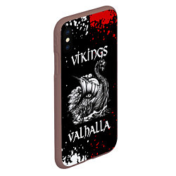 Чехол iPhone XS Max матовый Викинги: Вальхалла Vikings: Valhalla, цвет: 3D-коричневый — фото 2