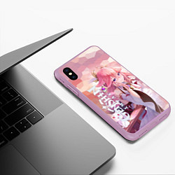 Чехол iPhone XS Max матовый Яэ Мико - Гудзи Яэ, цвет: 3D-сиреневый — фото 2