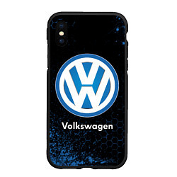 Чехол iPhone XS Max матовый Volkswagen - Объемный