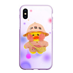 Чехол iPhone XS Max матовый УТОЧКА ЛАЛАФАНФАН Fan Fan Duck