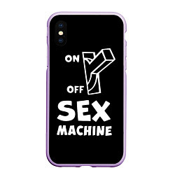 Чехол iPhone XS Max матовый SEX MACHINE Секс Машина