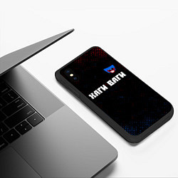 Чехол iPhone XS Max матовый ХАГИ ВАГИ Улыбается, цвет: 3D-черный — фото 2