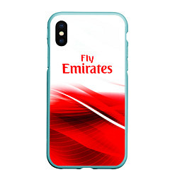 Чехол iPhone XS Max матовый Арсенал arsenal, цвет: 3D-мятный