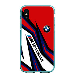 Чехол iPhone XS Max матовый БМВ МОТОСПОРТ BMW MOTOSPORT