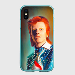 Чехол iPhone XS Max матовый Ziggy Stardust Portrait