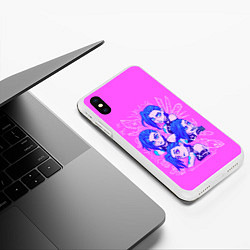 Чехол iPhone XS Max матовый ДЖИНКС - JINX ARCANE, цвет: 3D-белый — фото 2