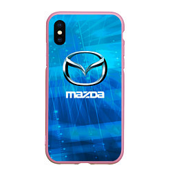 Чехол iPhone XS Max матовый Mazda мазда