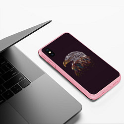Чехол iPhone XS Max матовый Статный орёл, цвет: 3D-баблгам — фото 2