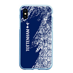 Чехол iPhone XS Max матовый TOTTENHAM HOTSPUR Тоттенхэм, цвет: 3D-голубой